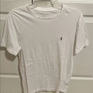 All Saints White Short Sleeve Tee